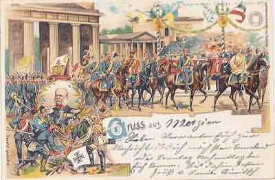 Postkarte vom Brandenburger Tor (1902)